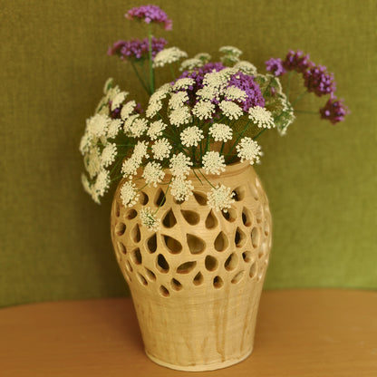 Double Skinned Petal Vase